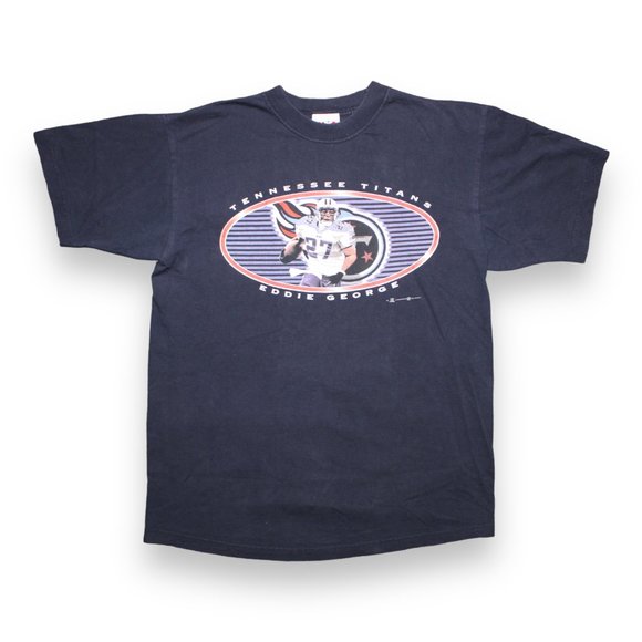 Vintage NFL 2000 Eddie George Tennesse Titans T-Shirt - Picture 1 of 6